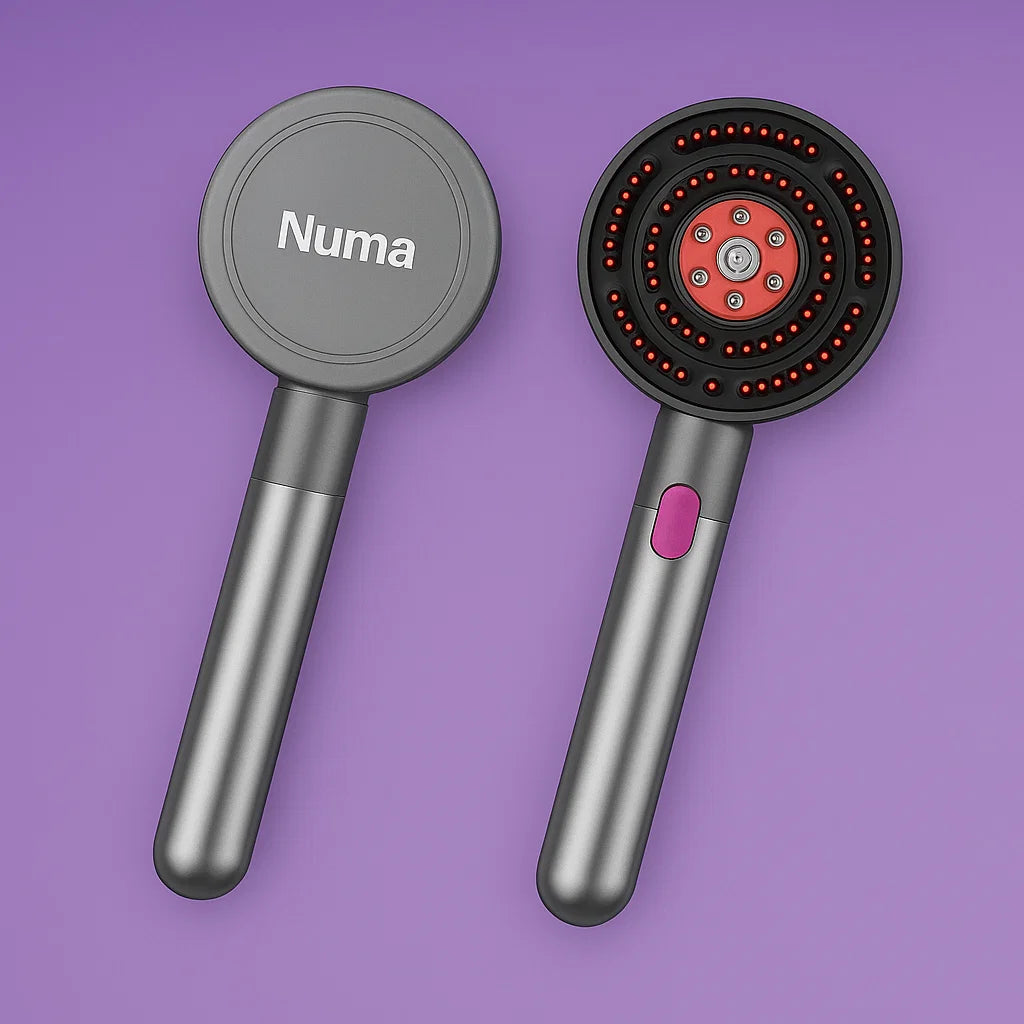 NUMA: 3-in-1 Haar- & Kopfhaut-Massagegerät mit Rotlichttherapie
